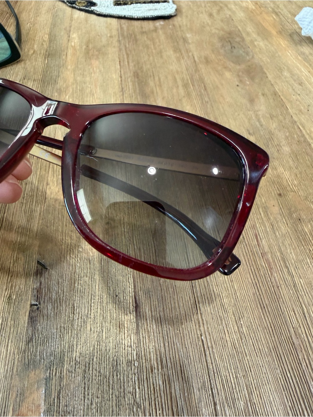 Vintage Dolce & Gabbana Red Square Sunglasses - Stylish UV Shades - Picture 7 of 10